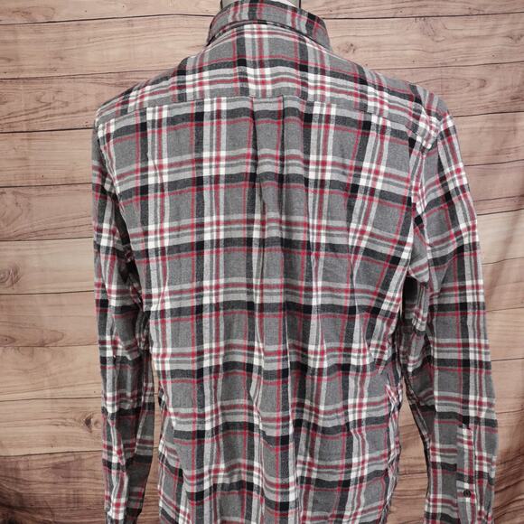 ST JOHN'S BAY SUPER SOFT FLANNEL BUTTON DOWN SHIRT MENS SIZE L LARGE - Picture 4 of 6